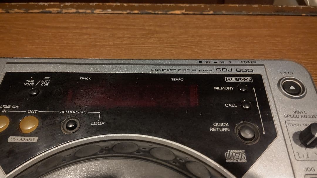 Pioneer CDJ800 シルバー
