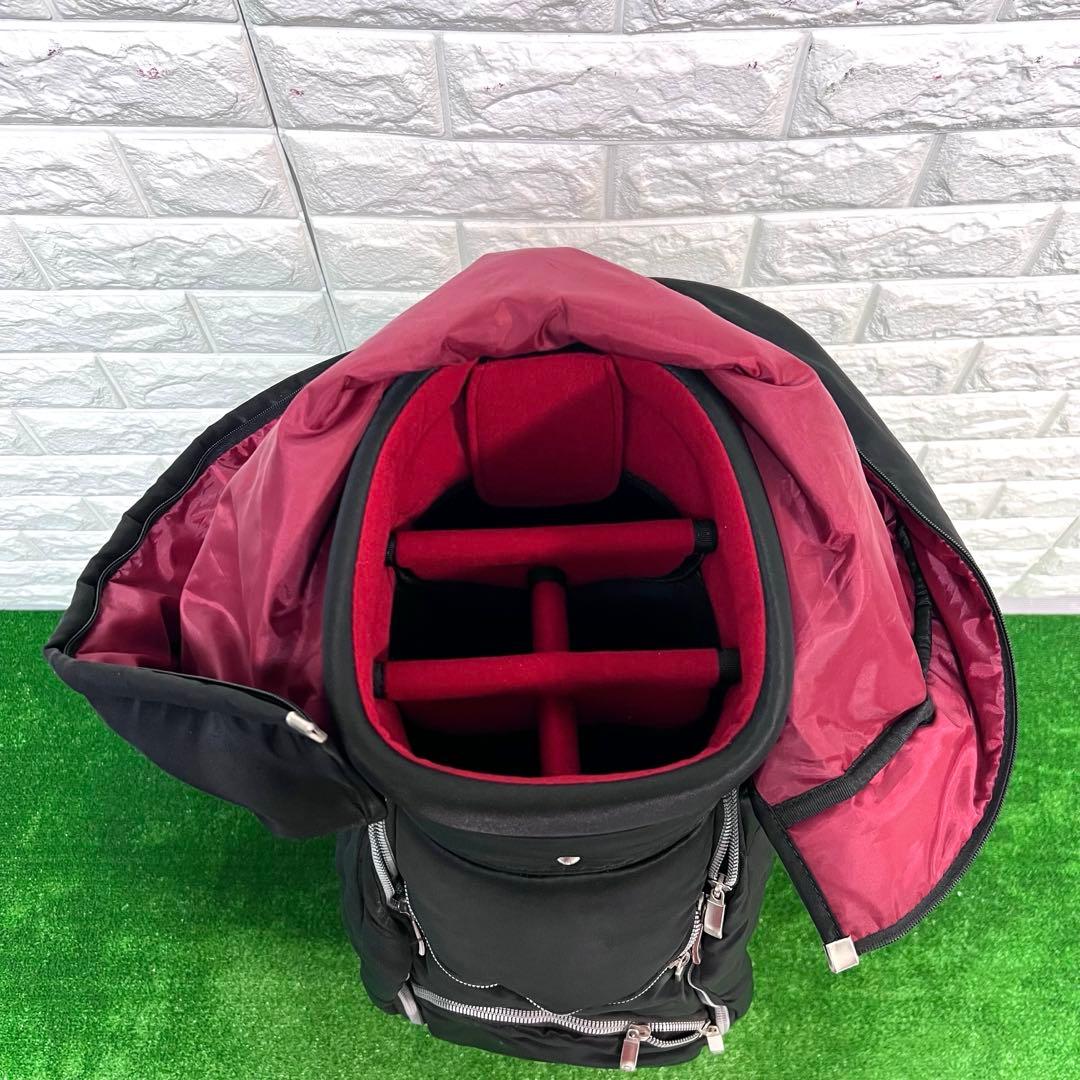 美品　ONOFF オノフ キャディバッグ 9インチ　ブラック