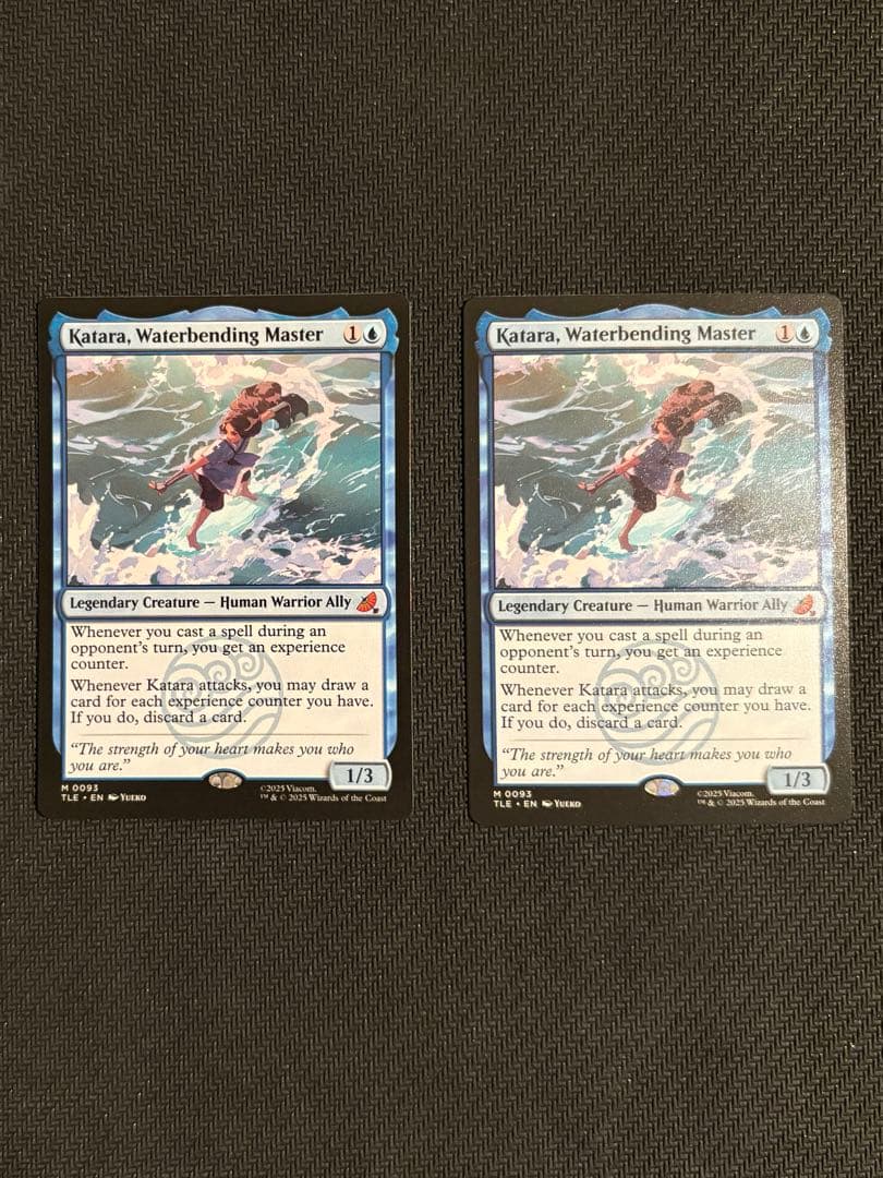 Katara, Waterbending Master 2枚セット