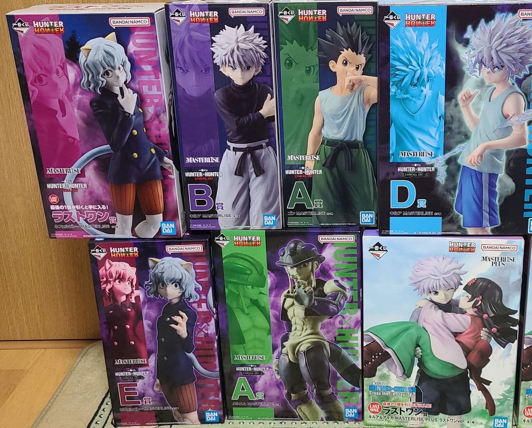 【未開封、即日発送】一番くじハンターハンター フィギュア7体まとめ売り