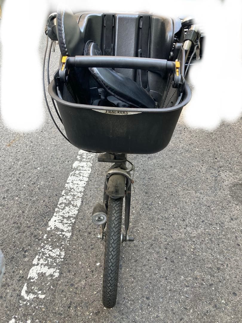 FRACKERS シュシュ　シティサイクル チャイルドシート付き