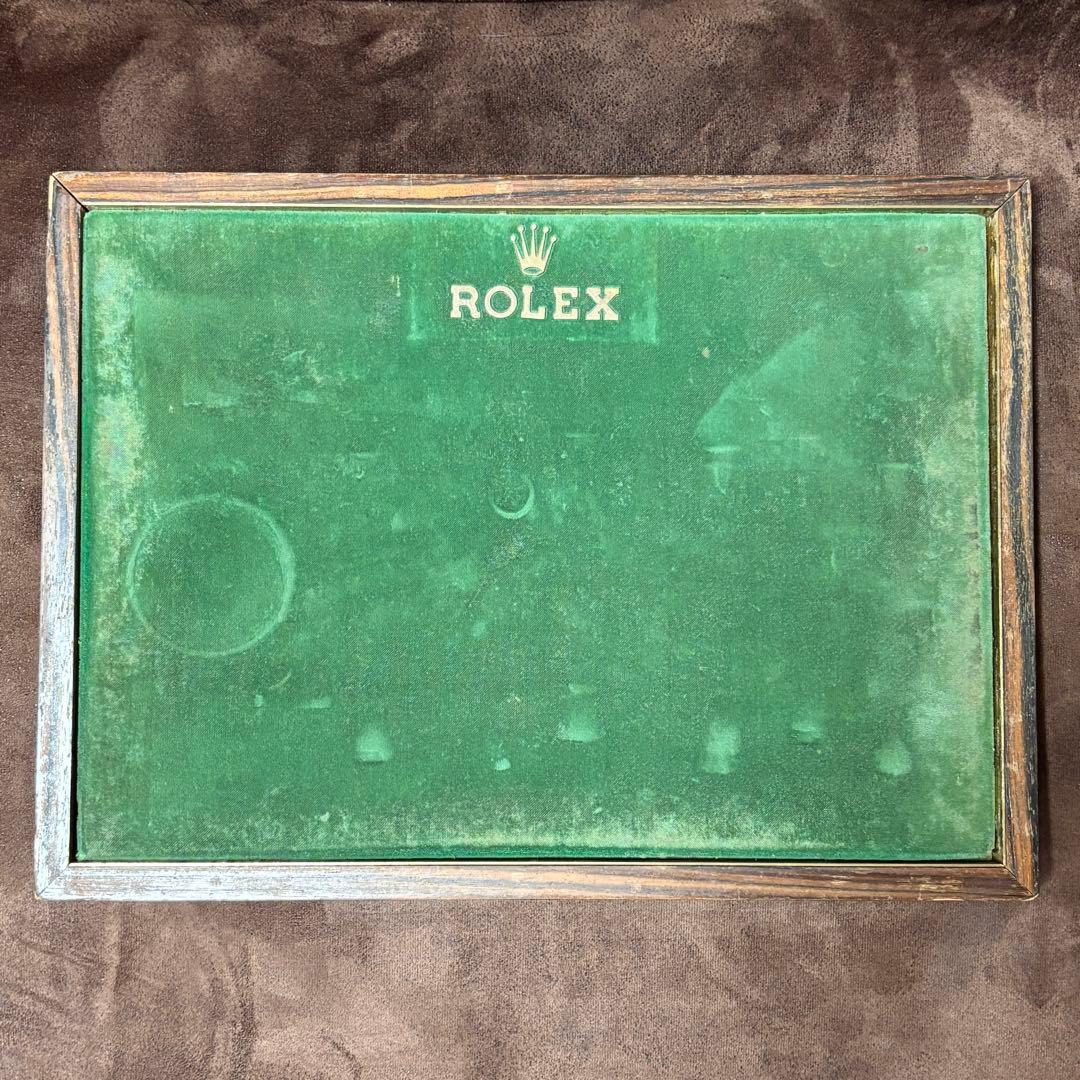 希少❗️ROLEXロレックス 販売ディスプレイトレー 真鍮ロゴ SMISS