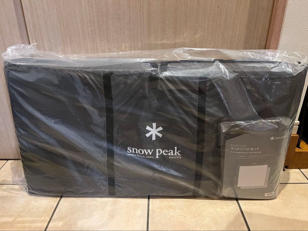 【未使用品】 peak アメニティドームL マットシート セット