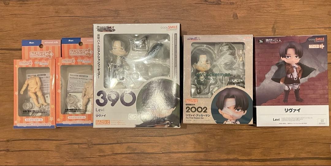 【進撃の巨人】リヴァイ ねんどろいど ねんどろいどどーる 3種類