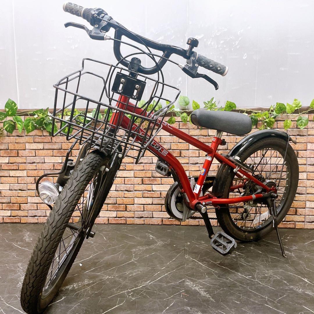 【82】子供用自転車 子供車 DRIDE beat レッド 20インチ