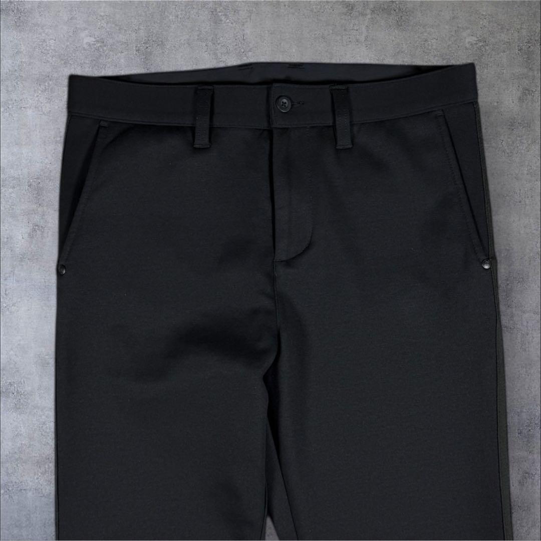 極美品 BRIEFIMG ブリーフィングサイドロゴ パンツ GOLF ゴルフ 黒