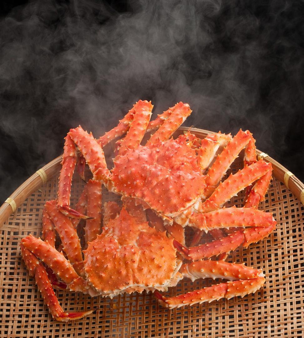【送料無料・数量限定】冷凍たらばかに姿2人前×2尾650g±~700g± 蟹カニ