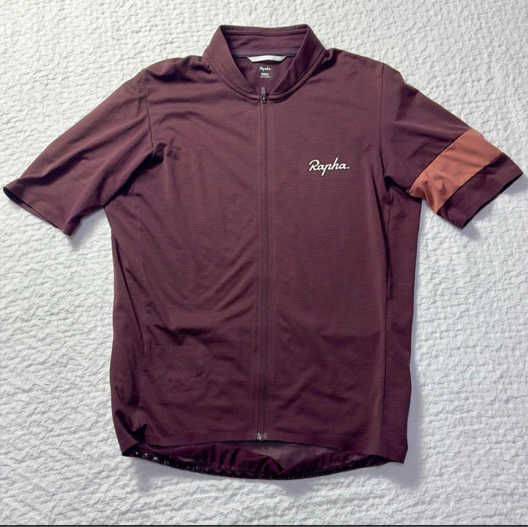 Rapha ダークブラウン サイクルジャージ S