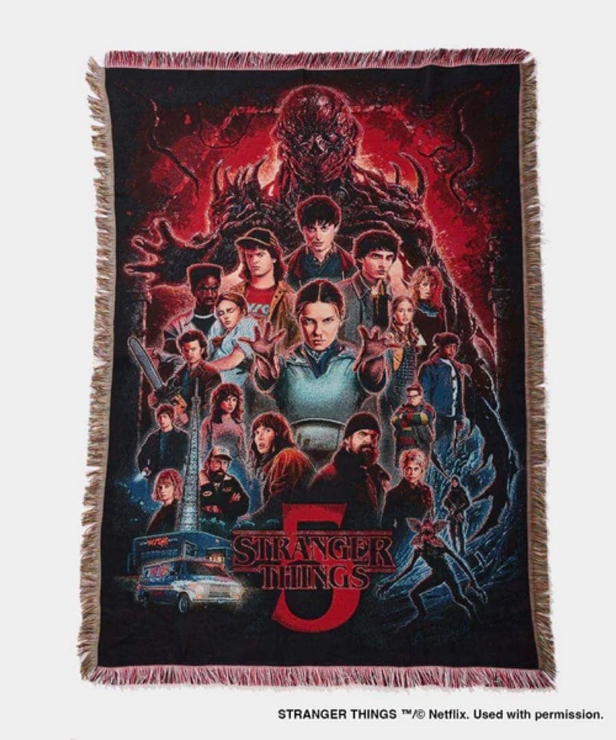 【新品未開封】ストレンジャーシングス シーズン5 ブランケット