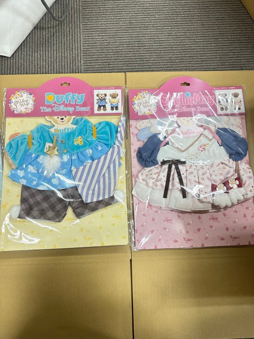 ダッフィーシェリメ　コスチューム　セットウィッシングウィングス台紙つき☆新品