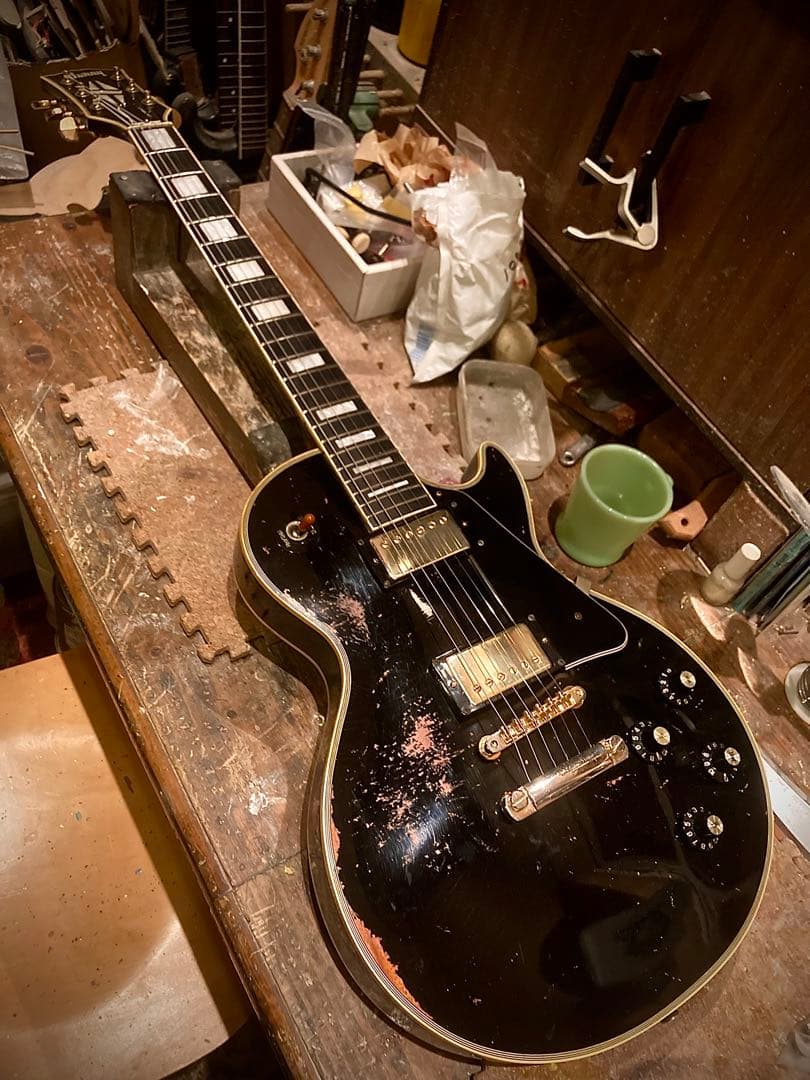 80’s burny LesPaul custom 日本製フルカスタムエイジド