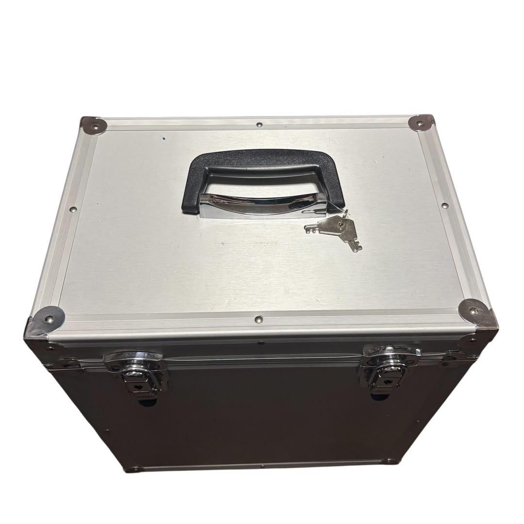 美品 レコード用収納 ハードケース アルミ製LP50-60枚収納DJ No.1
