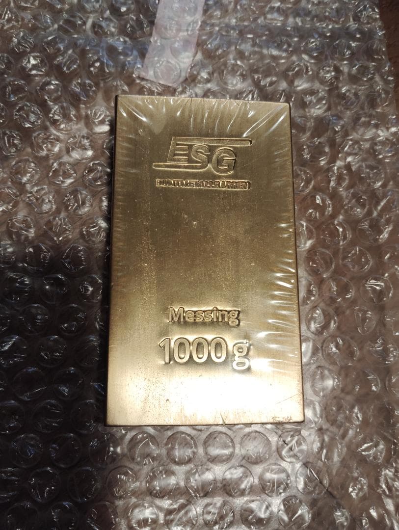 ESG 真鍮 1000gインゴット