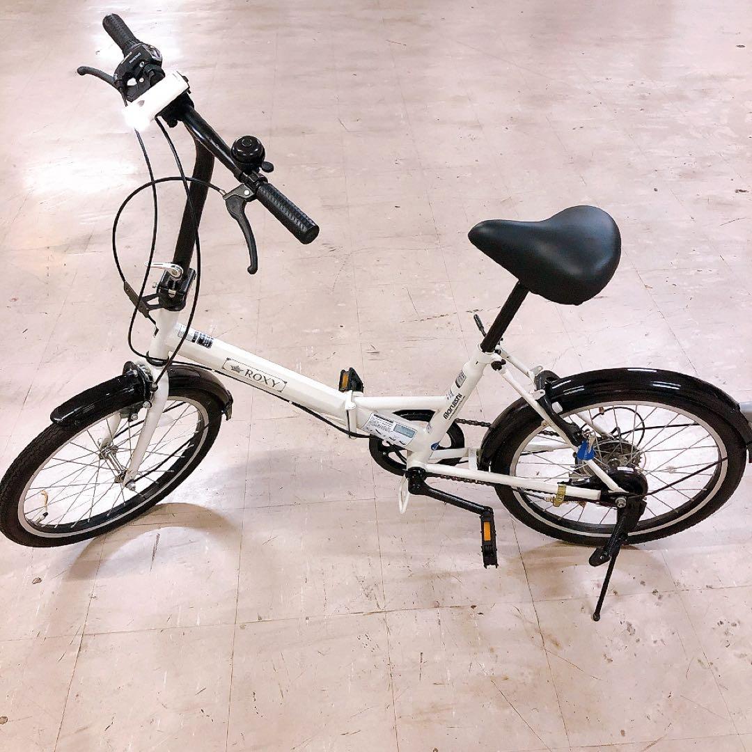 引取限定 折りたたみ自転車 ROXY 丸石サイクル 20インチ 6段変速