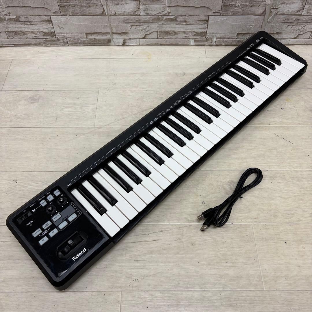 Roland ローランド 49鍵盤 USB MIDIキーボード A-49 ⑥