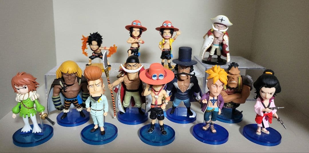 ワンピース ワーコレ 白ひげ海賊団 エース フィギュアセット
