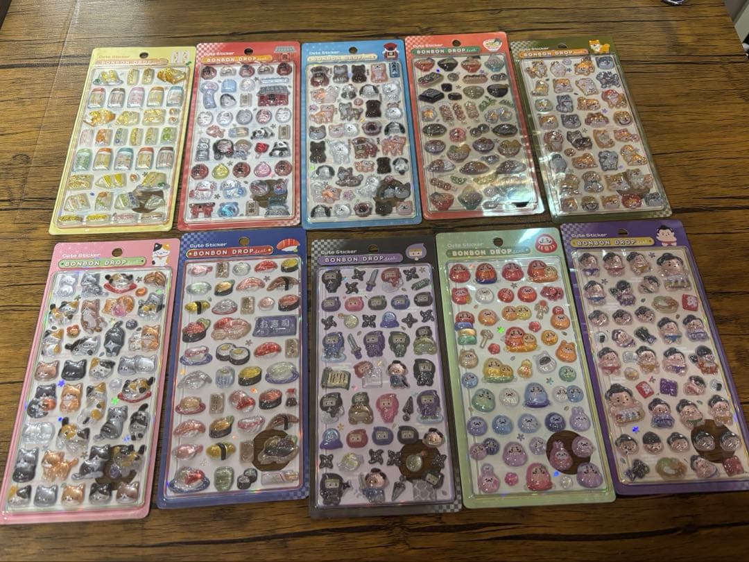 ボンボンドロップシール 10枚セット