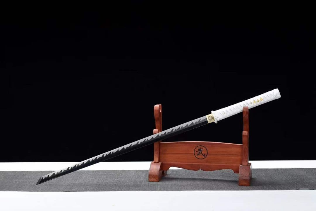【黒切唐刀】高性能大V唐刀 古兵器 武具　刀装具　日本刀　模造刀 居合刀