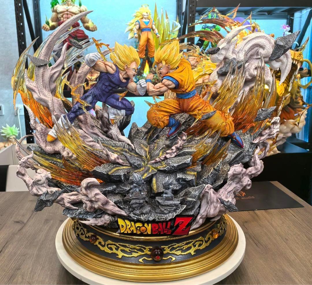 孫悟空VSベジータ　ドラゴンボール　フィギュア　ガレージキット