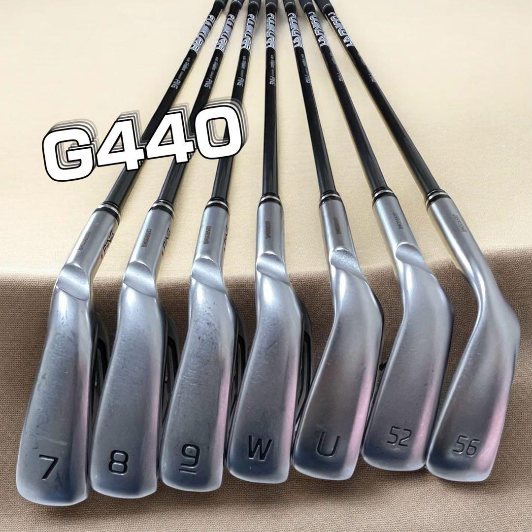 【PING】G440 アイアン（カーボン）　7本セット