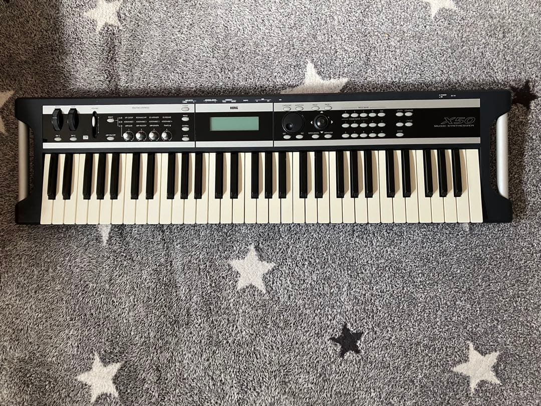 X50 シンセサイザー　中古　配線ジャックゆるい