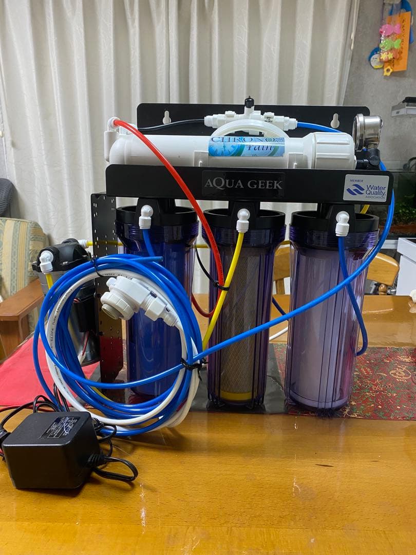 クロノスレイン アクアギーク RO浄水器 加圧ポンプ付き RO水