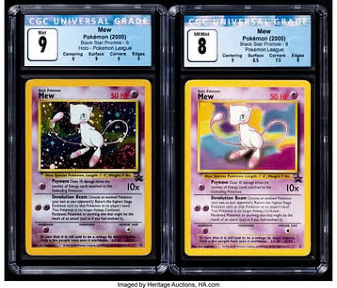 【詳細は説明欄に！】 ミュウ mew ポケモンカード 英語版プロモ2種