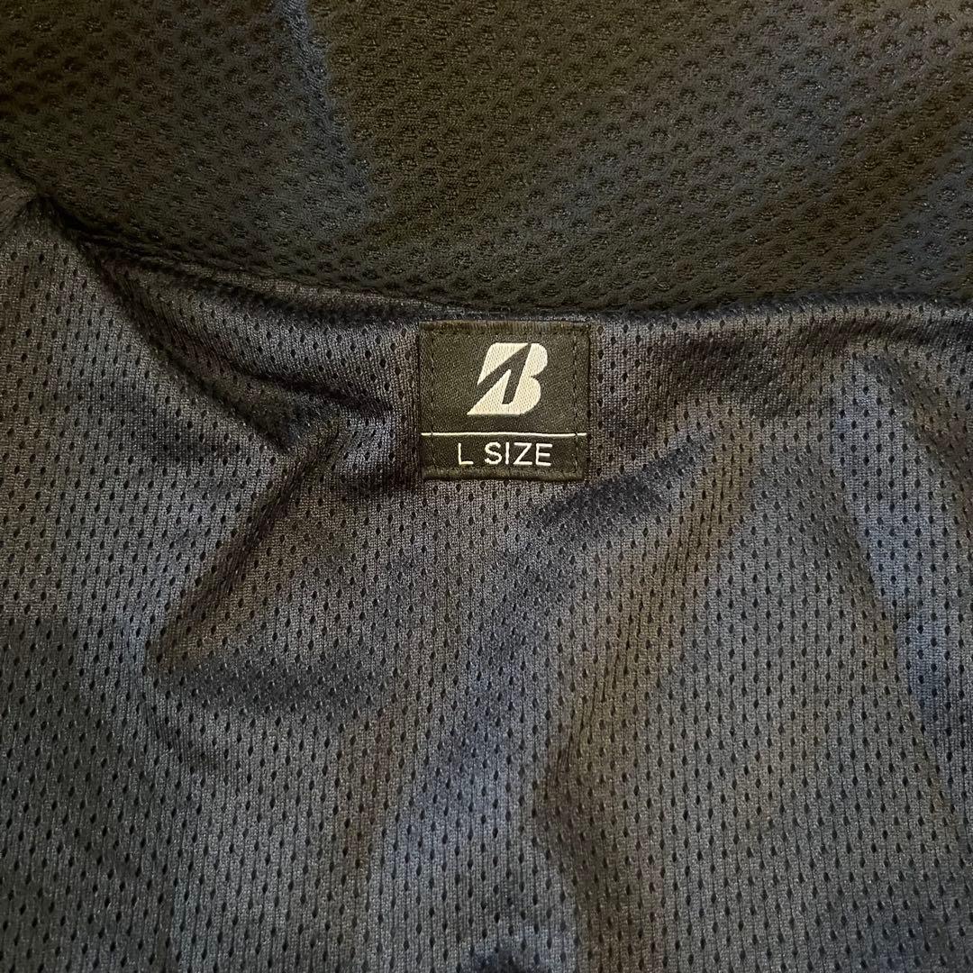 BRIDGESTONE GOLF ネイビー ブルゾン Lサイズ ゴルフウェア