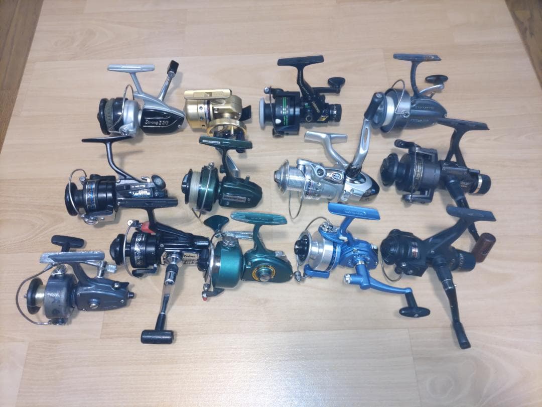 小型スピニングリール　他　１３個セット
