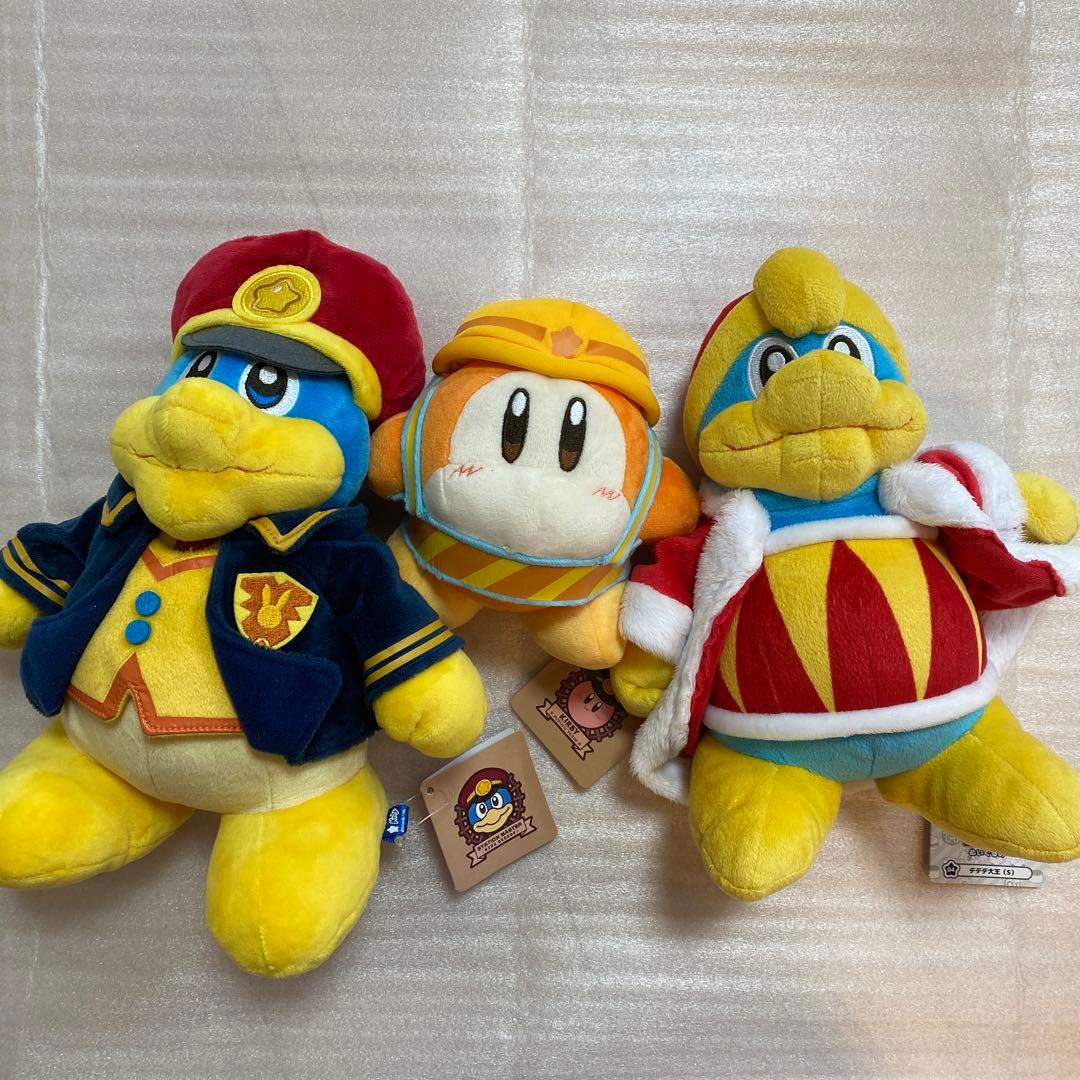 星のカービィ プププトレイン　デデデ大王 ワドルディ ぬいぐるみ タグ付き