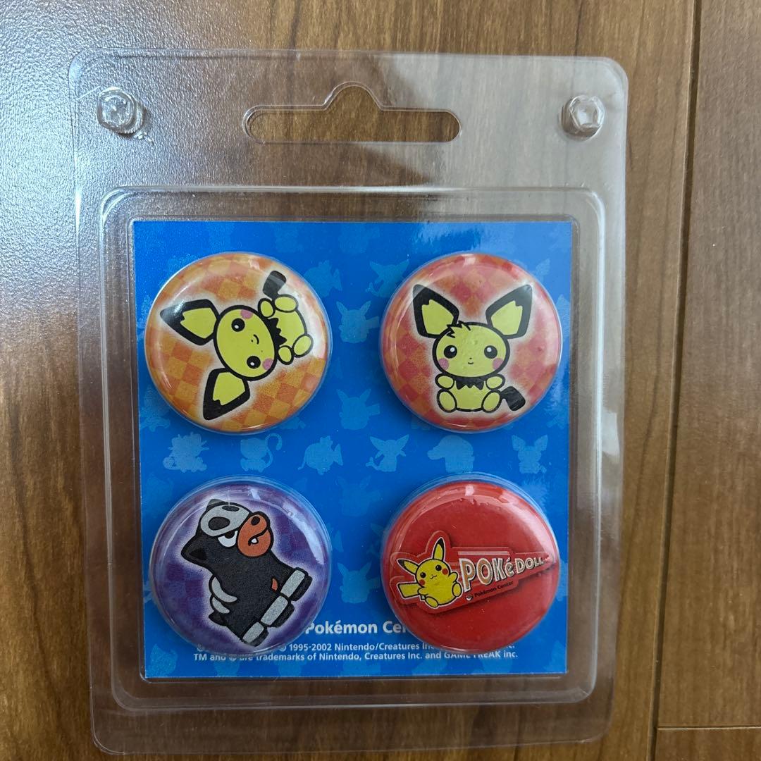 ポケモンセンター 2002 缶バッジ 4個セット