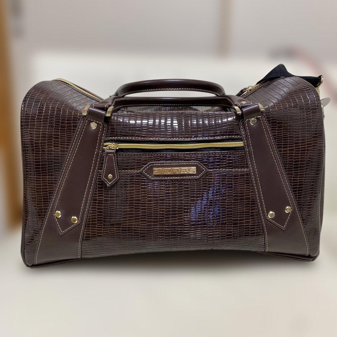 本間ゴルフ　BERES クロコダイル風ゴルフバッグ 中型