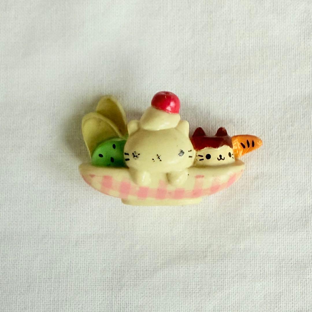 にゃんにゃんにゃんこ スイーツ 7種 ストラップ チャーム 平成レトロ