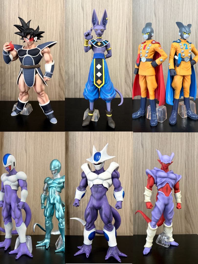 一番くじ MASTERLISE クウラ、ジャネンバ、ビルス、ガンマ、ターレス