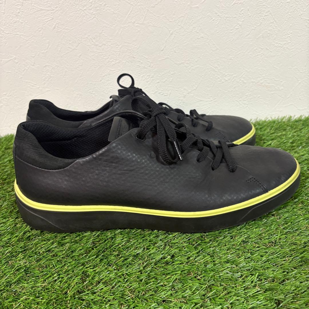 【ECCO GOLF】スパイクレスゴルフシューズ　ブラック　FLUIDFORM