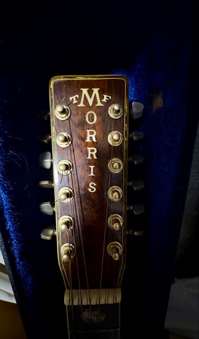 MORRIS B-100 12弦アコースティックギター ハードケース付き