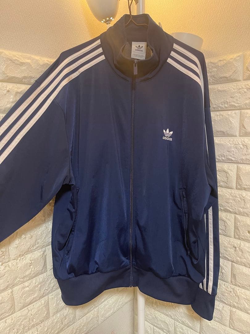 adidas トラックジャケット ネイビー XL