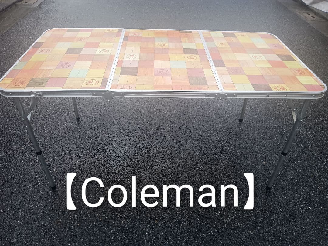【Coleman】ナチュラルモザイクリビングテーブル140 プラス