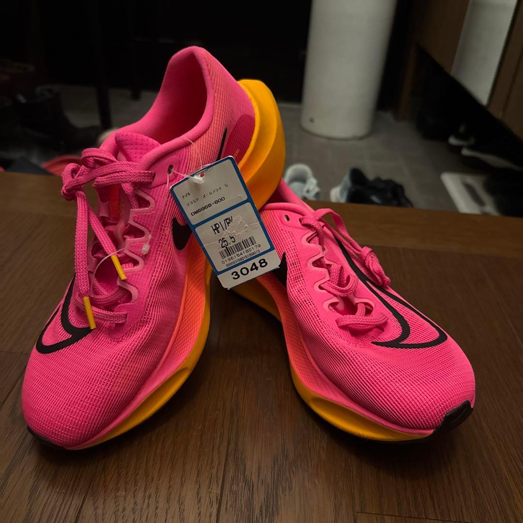 Nike ZoomX ズームフライ5 ハイパーピンク/オレンジ　未使用　タグ付き