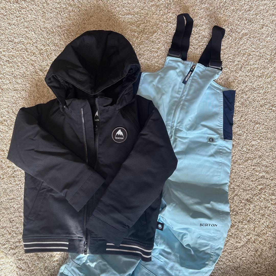 BURTON 子ども用ジャケットとオーバーオールセット 110 サイズ5