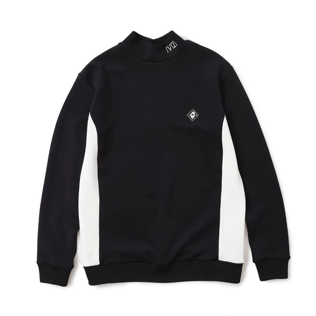 V12 DOT RIB L/S MOCK メンズ モックネック M