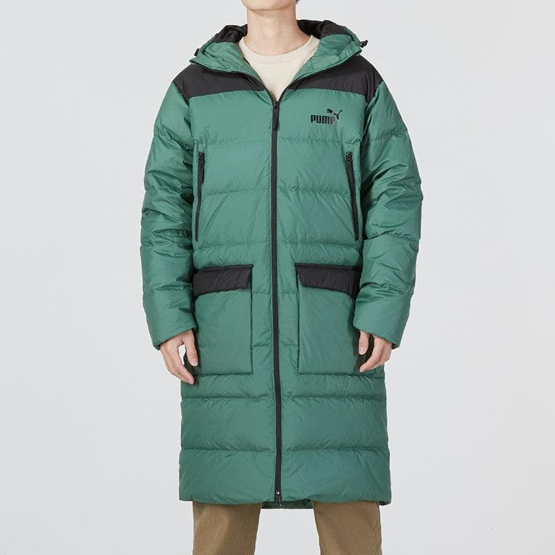★秋冬★PUMA★プーマ★リラックスロングダウンコート★L/GR/BK