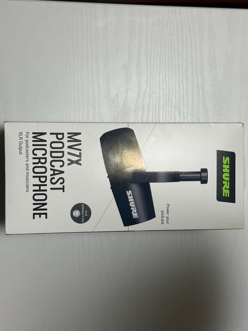 配信機器・PA機器・レコーディング機器 SHURE MV7X PODCAST MICROPHONE