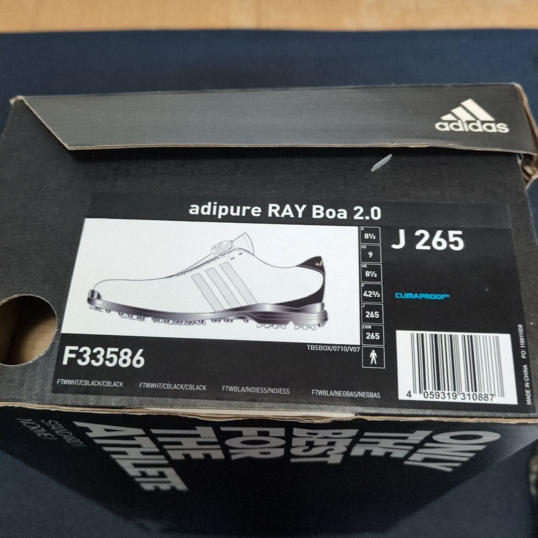 adipure ゴルフシューズ ホワイト