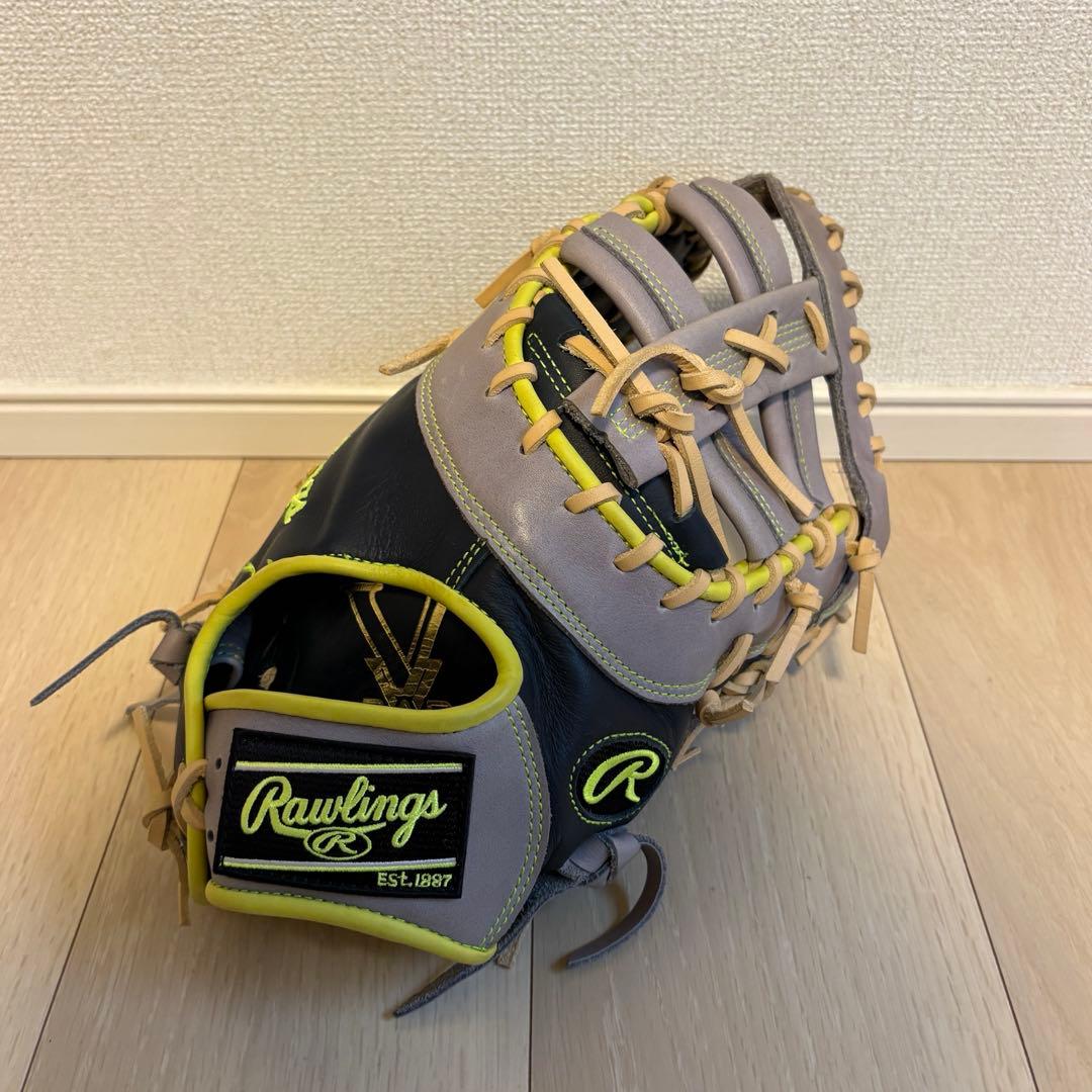 美品　軟式用　ローリングス　ファーストミット