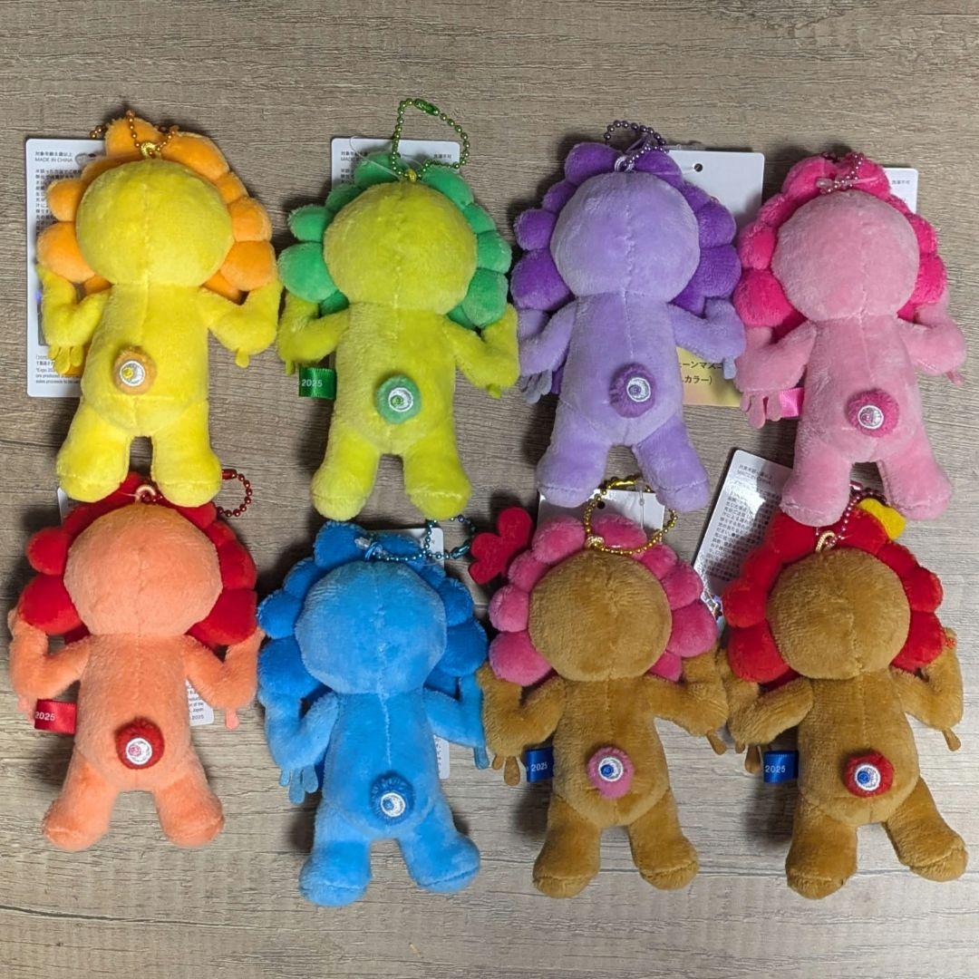 ミャクミャク　推しカラー　ボールチェーンマスコット