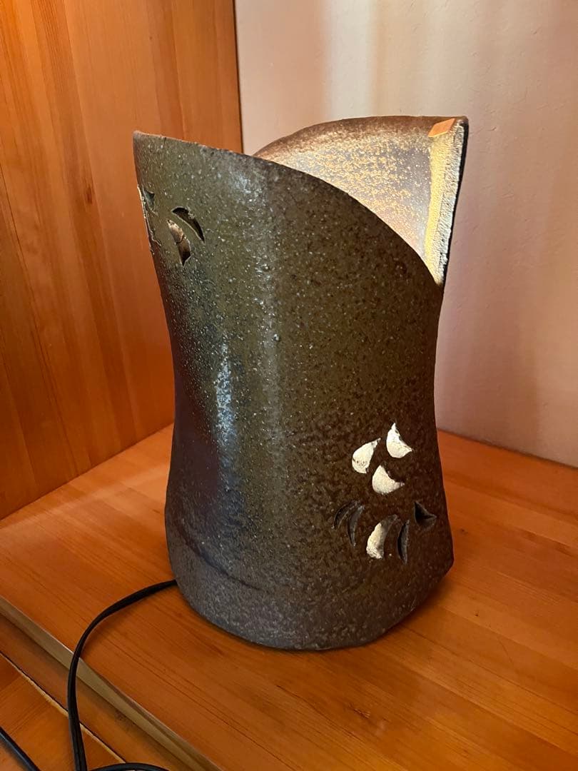 備前焼　間接照明　陶器照明