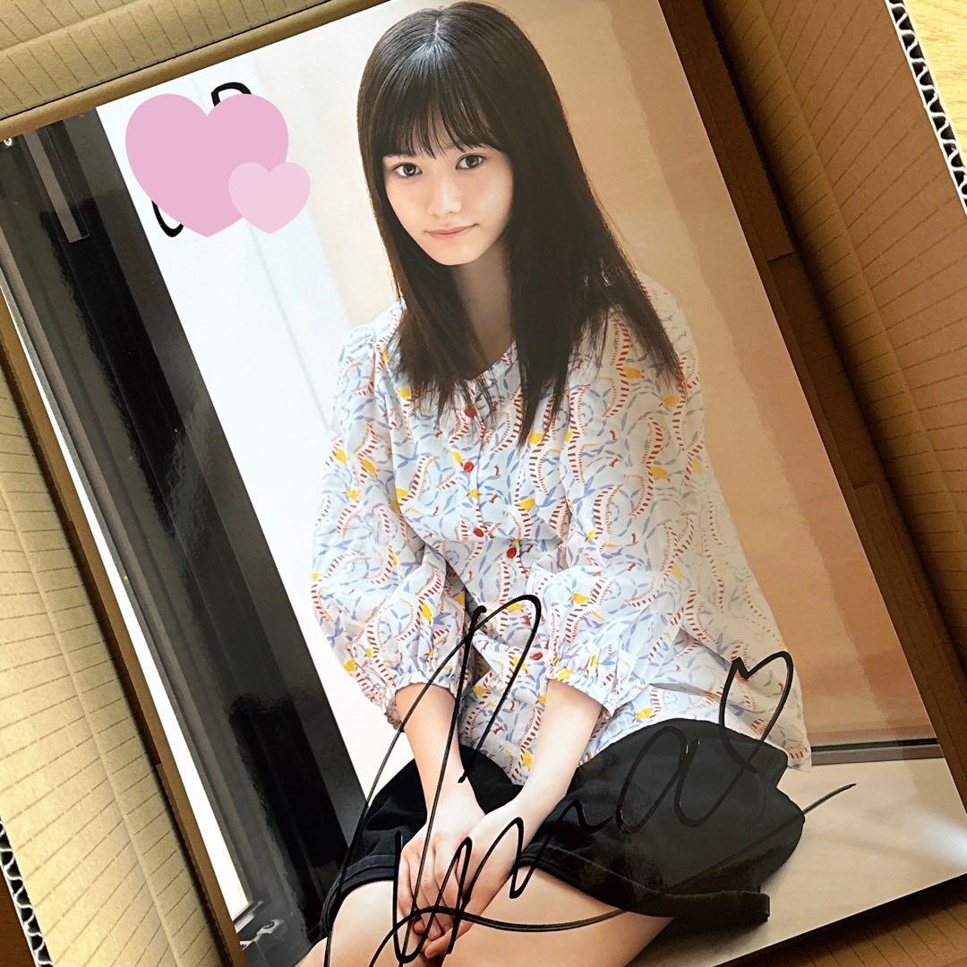 私立恵比寿中学 仲村悠菜 直筆サイン入りパネル 新品
