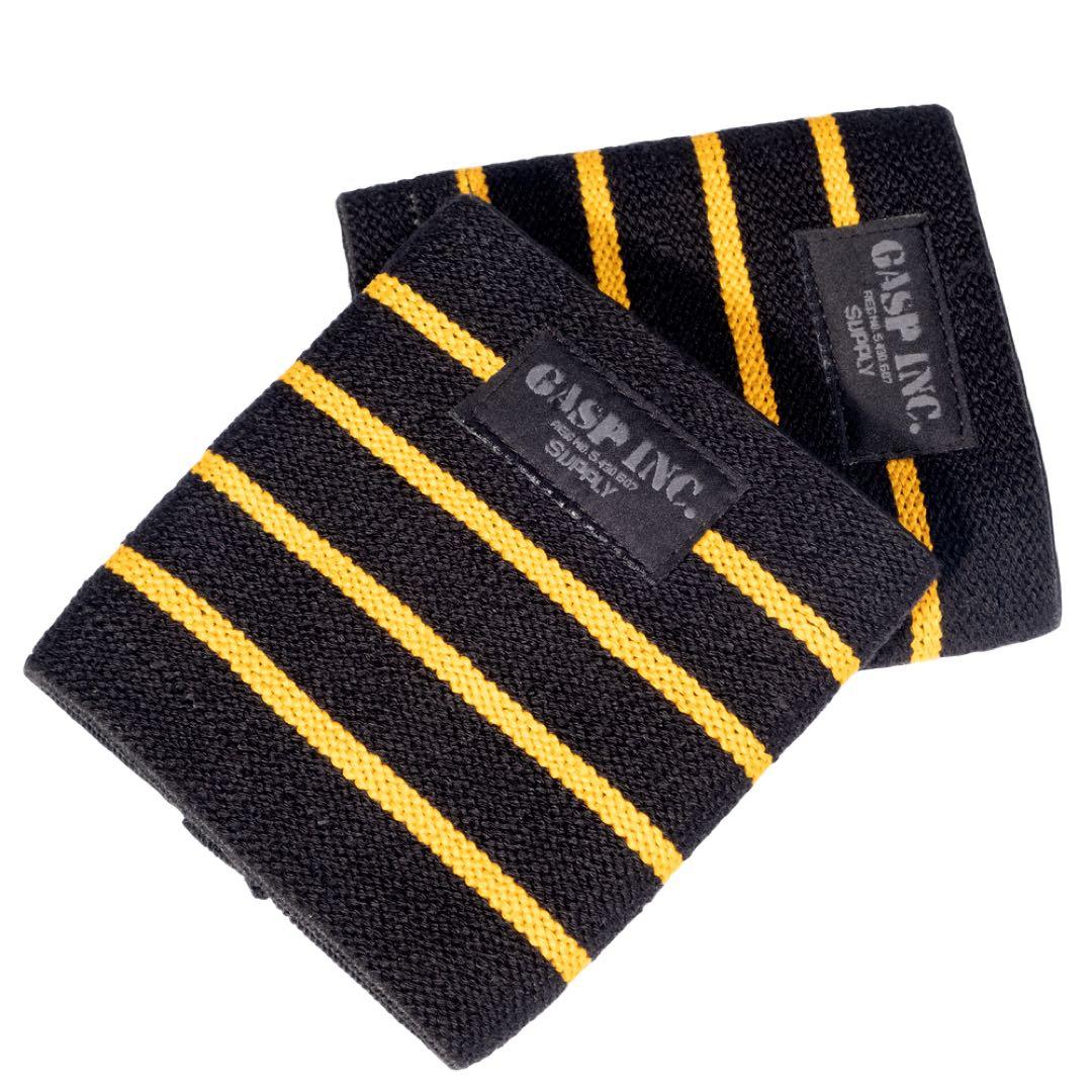 ウエイトトレーニング Gasp Elbow Sleeve, Black/Yellow 11inch
