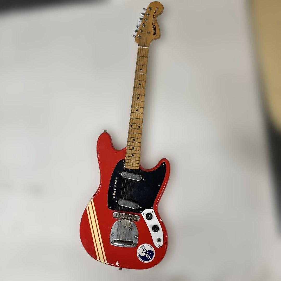 ②JT2511 Founder ムスタング風エレキギター ジャンク品